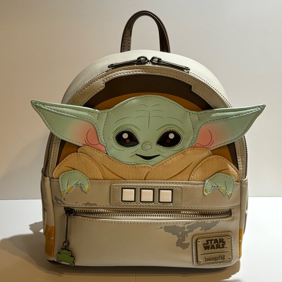 Star Wars Handbags - Loungefly Grogu Mini Backpack Star Wars NWOT